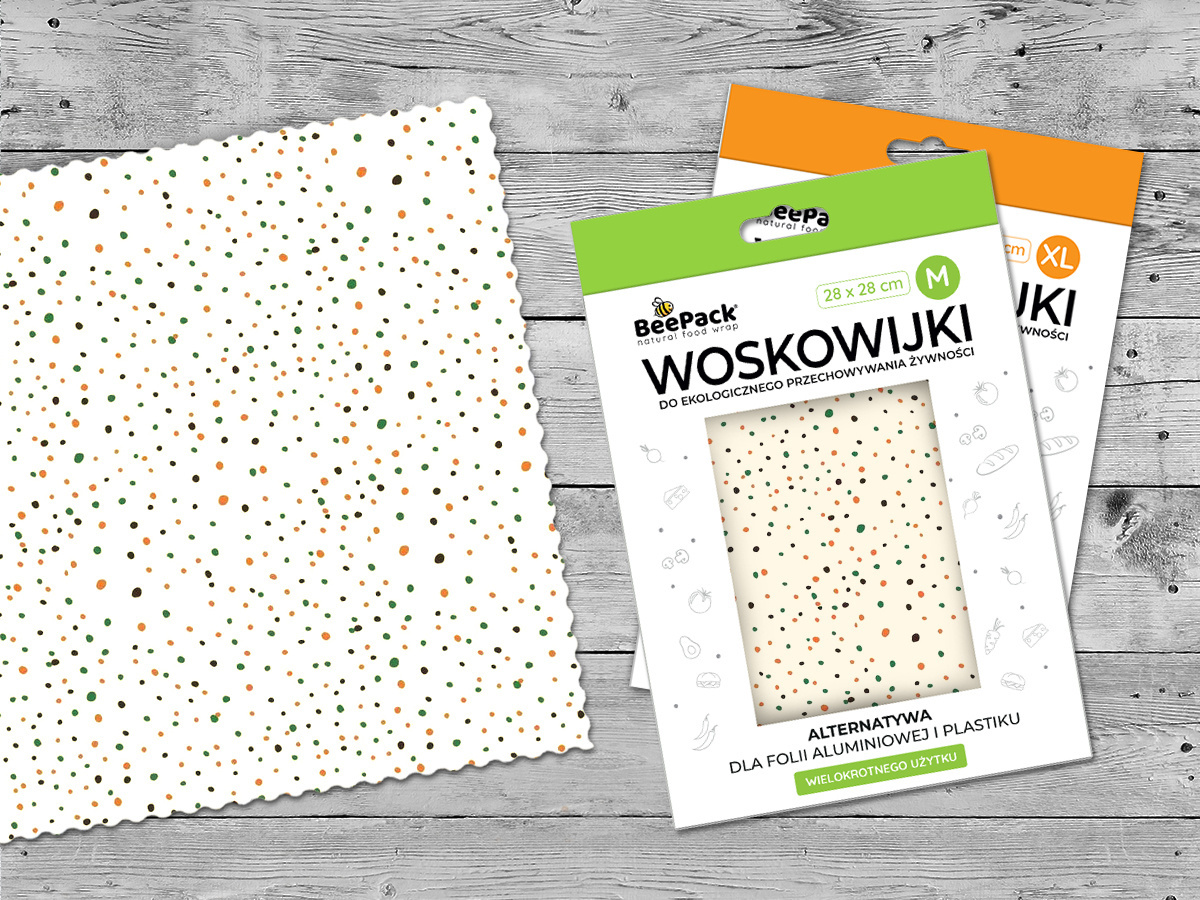 KOLOROWE GROSZKI - woskowijki pojedyncze (M,L,XL) KOLOROWE GROSZKI - woskowijki pojedyncze (M,L,XL)