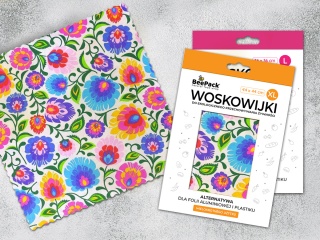 FOLKOWE KWIATY - woskowijki pojedyncze XL