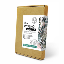 WOSKOWORKI ABSTRAKCJA LIŚCI - ZESTAW M (16x23 cm) + L (23x32 cm)