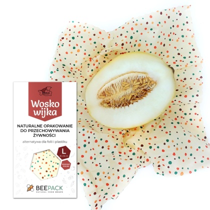 WOSKOWIJKA L (large size) GROSZKI 36x36 cm