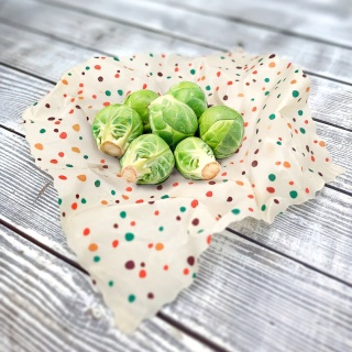 WOSKOWIJKA M (medium size) GROSZKI 25x25 cm