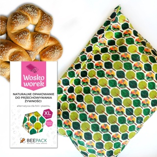 WOSKOWOREK LAS - ekologiczny worek XL 36x32 cm